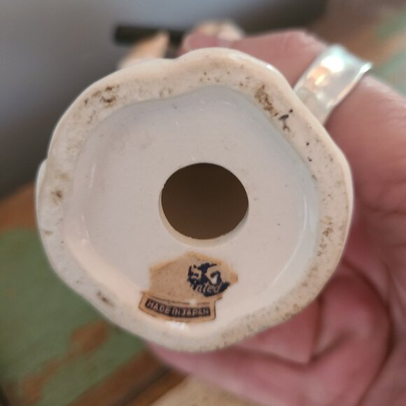 VTG 1950's Monk Playing a Flute Hand Painted Made in Japan 5" - Picture 5 of 5